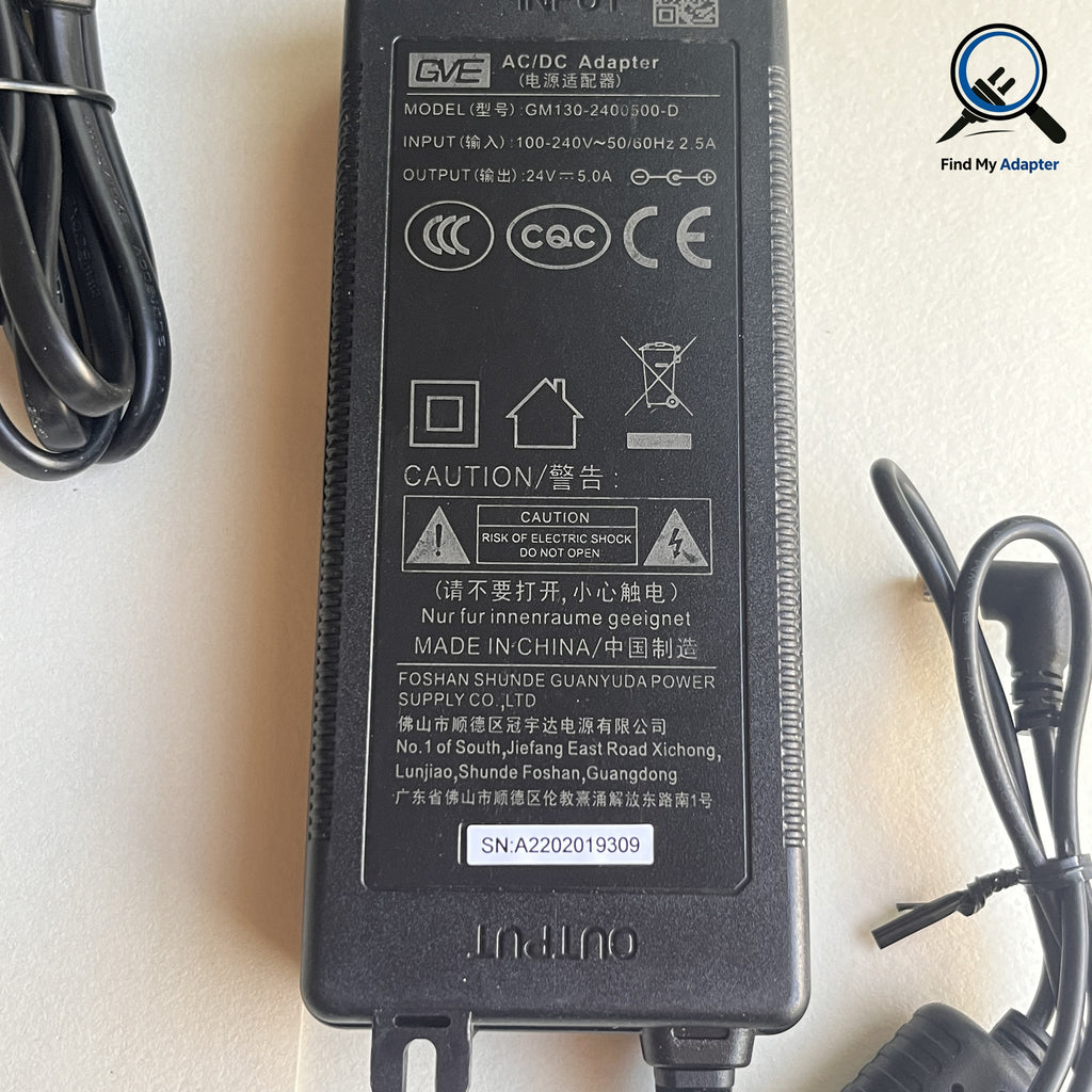 GVE	GM-13-2400500-D	120W 	24V	5A